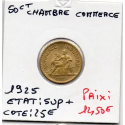 Bon pour 50 centimes Commerce Industrie 1924 Sup+