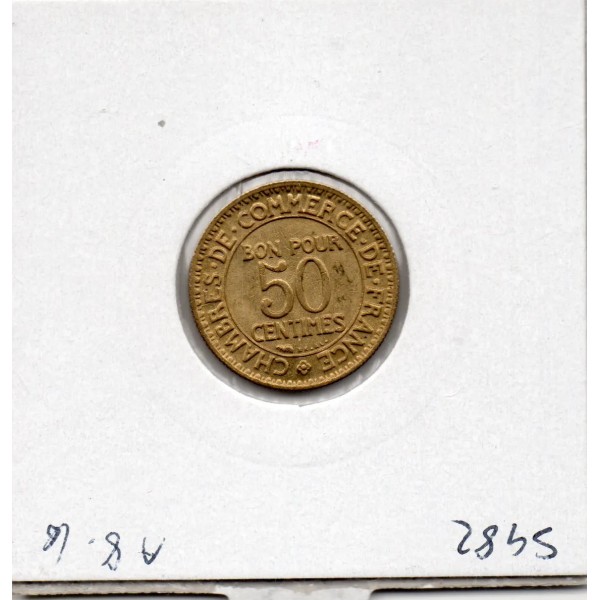 Bon pour 50 centimes Commerce Industrie 1923 Sup+