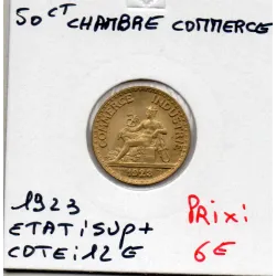 Bon pour 50 centimes Commerce Industrie 1923 Sup+