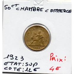 Bon pour 50 centimes Commerce Industrie 1923 Sup