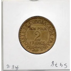 Bon pour 2 francs Commerce Industrie 1922 Sup-