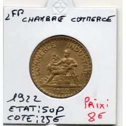 Bon pour 2 francs Commerce Industrie 1922 Sup