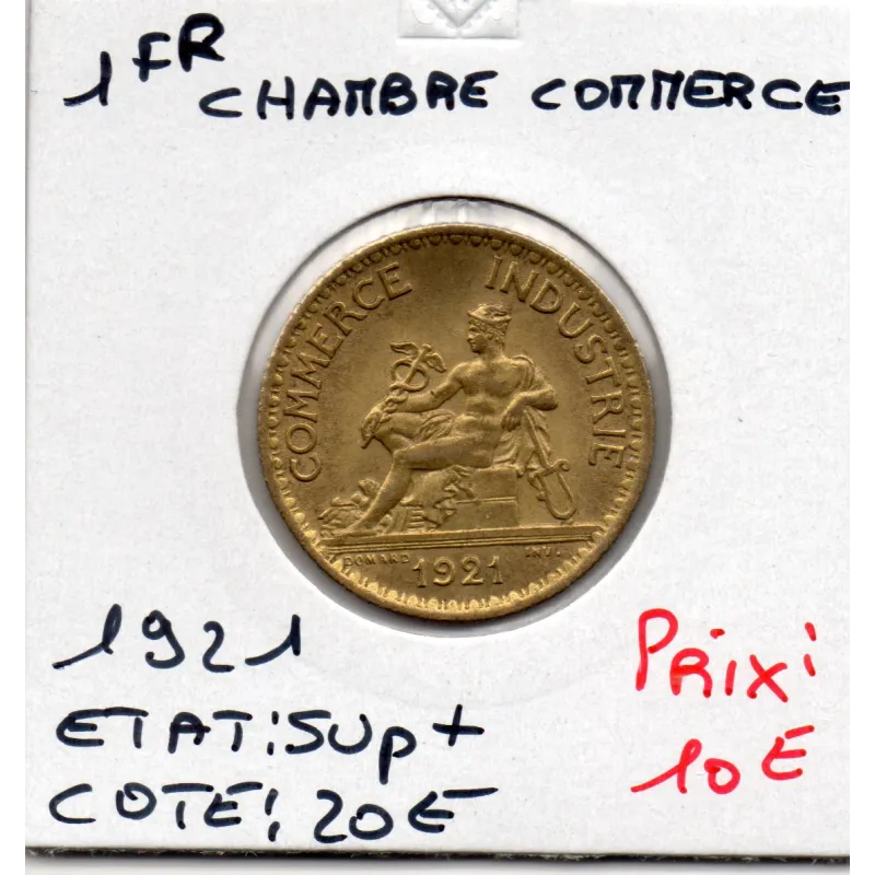 Bon pour 1 franc Commerce Industrie 1921 Sup+