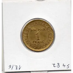 Bon pour 1 franc Commerce Industrie 1921 Sup+
