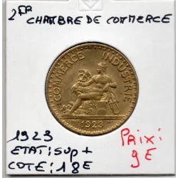 Bon pour 2 francs Commerce Industrie 1923 Sup+
