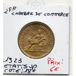 Bon pour 2 francs Commerce Industrie 1923 Sup