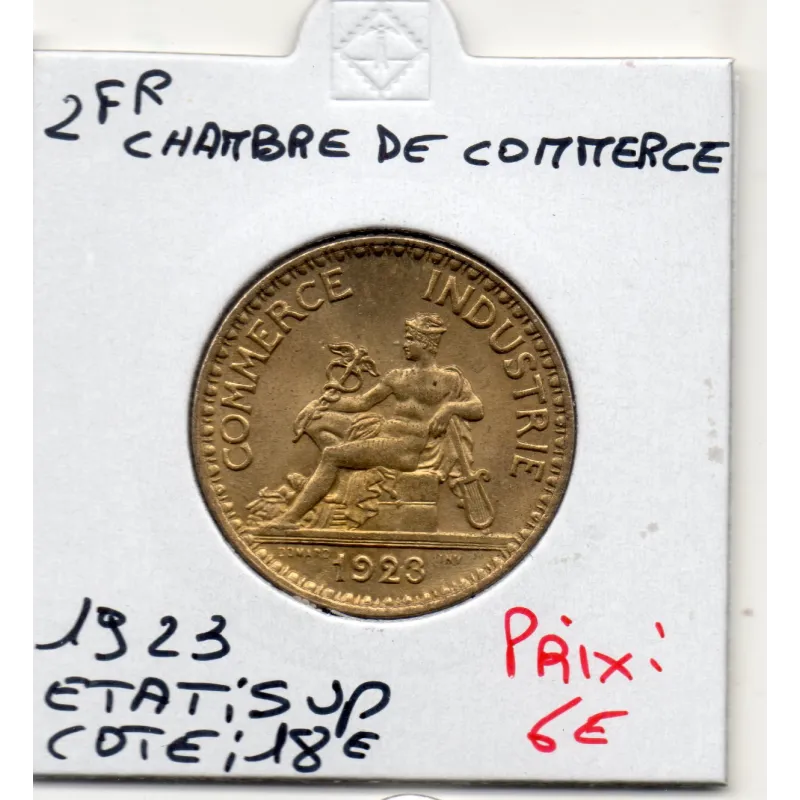 Bon pour 2 francs Commerce Industrie 1923 Sup Bon pour 2 francs Commerce Industrie 1923 Sup