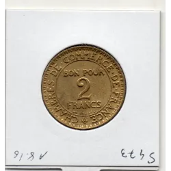 Bon pour 2 francs Commerce Industrie 1923 Sup