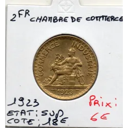 Bon pour 2 francs Commerce Industrie 1923 Sup
