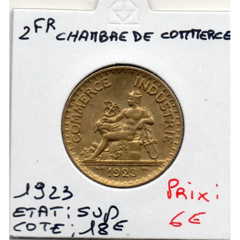 Bon pour 2 francs Commerce Industrie 1923 Sup Bon pour 2 francs Commerce Industrie 1923 Sup