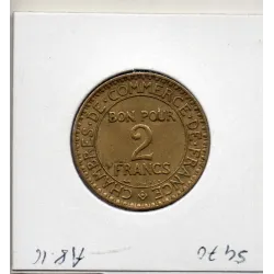 Bon pour 2 francs Commerce Industrie 1926 Sup-