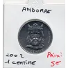 Andorre 1 centim 2002, SPL KM.176 Carlemany (Charlemagne)