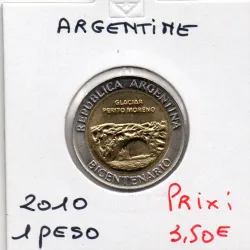 Argentine 1 peso 2010 Spl, KM.160 Glacier Perito Moreno