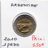 Argentine 1 peso 2010 Spl, KM.160 Glacier Perito Moreno