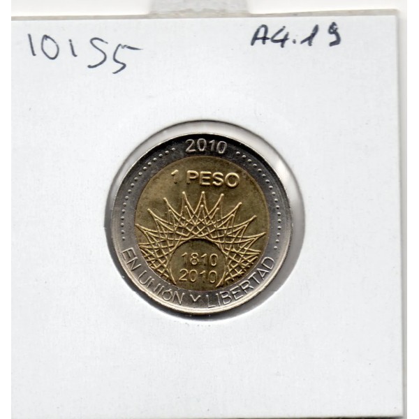 Argentine 1 peso 2010 Spl, KM.160 Glacier Perito Moreno
