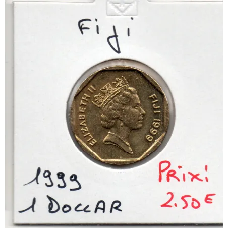 Fidji 1 dollar 1999 Spl, KM.73 saqamoli