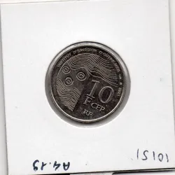 Pacifique Français 10 Francs 2021 Spl Pirogue