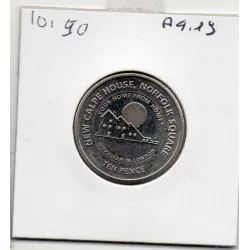Gibraltar 10 pence 2016 Spl, KM.1621 maison Calpe à Londres