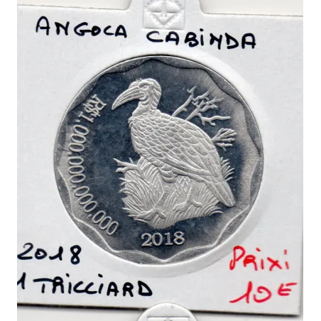Angola province de Cabinda 1 Trilliard Reais 2018 Spl