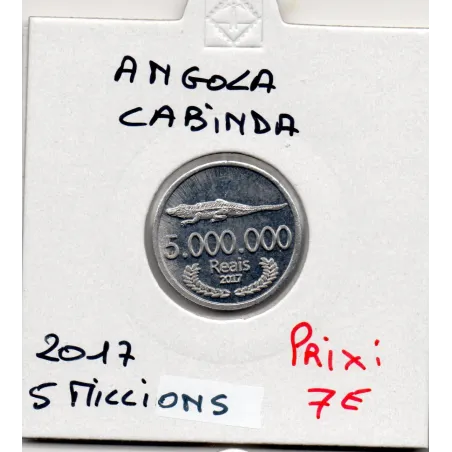 Angola province de Cabinda 5 Millions Reais 2017 Spl