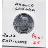 Angola province de Cabinda 50 Millions Reais 2017 Spl