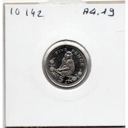 Gibraltar 5 pence 2003 Spl, KM 775 Macaque de Barbarie