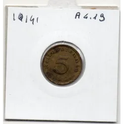 Allemagne 5 reichspfennig 1938 G, TTB KM.91