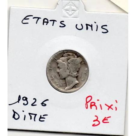 Etats Unis dime 1926 TB, KM.140 mercury