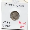 Etats Unis dime 1926 TB, KM.140 mercury