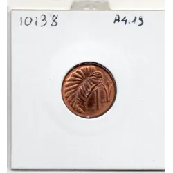 Iles Cook 1 cent 1975 Sup, KM.1 feuille de Taro