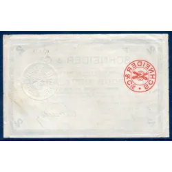 Bon Schneider & Cie Le Creusot 2 francs, TTB-, 15.9.1914 Pirot 71-08 Billet