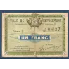 Bon ville Remiremont 1 franc, TB, 23.9.1915 Pirot 88-66 Billet
