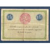 Bon ville Remiremont 1 franc, TB, 23.9.1915 Pirot 88-66 Billet