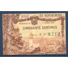 Bon ville Remiremont 50 centimes, TTB, 7.10.1916 Pirot 88-67 Billet