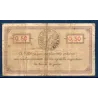 Bon ville Remiremont 50 centimes, TB, 23.9.1915 Pirot 88-61 Billet