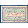 Bon ville Cornimont 50 centimes, Spl, 6.11.1917 Pirot 88-22 Billet