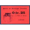 Bon ville Montaigu 25 centimes, Spl, 15.4.1917 Pirot 85-02 Billet