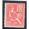 Timbre France Yvert No 112 Mouchon Type I 10c Rose neuf ** signé