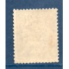 Timbre France Yvert No 113 Mouchon type I 20c Brun-Lilas neuf ** trace infime jaune sur gomme