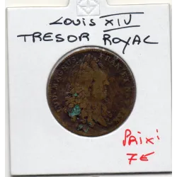 Jeton Louis XIV, Trésor royal, ND TB feuardent 1909 Semperque recentes