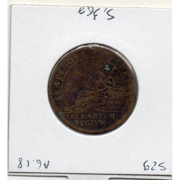 Jeton Louis XIV, Trésor royal, ND TB feuardent 1909 Semperque recentes