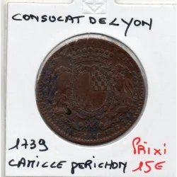 Jeton Consulat de lyon, Camille Perichon 1739 feuardent 10627