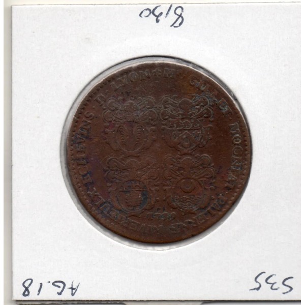 Jeton Consulat de lyon, Camille Perichon 1739 feuardent 10627