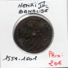 Jeton Henri IV Banalisé 1554-1601 au portrait