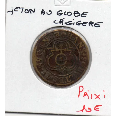 Jeton au globe crucigère ND TTB