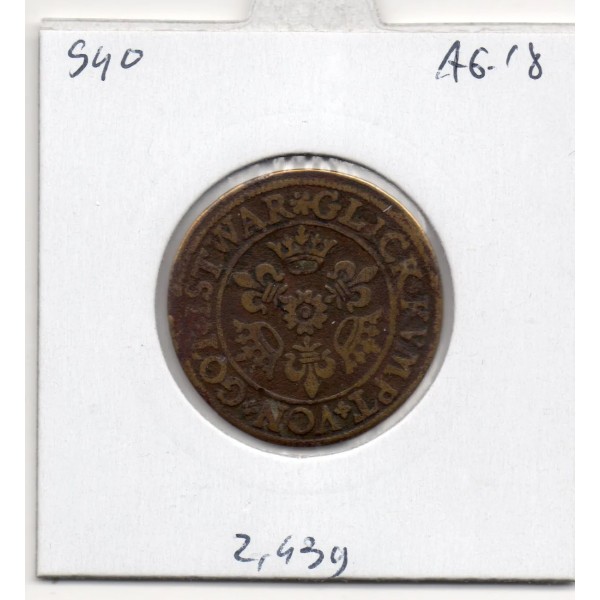 Jeton au globe crucigère ND TTB