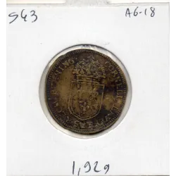 Jeton de nuremberg Louis XIV banalisé, ND TTB