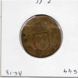 Jeton de nuremberg Louis XIV banalisé, ND TTB
