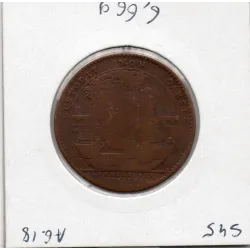 Jeton Louis XV, chambre aux deniers, 1748 B Feuardent 2521