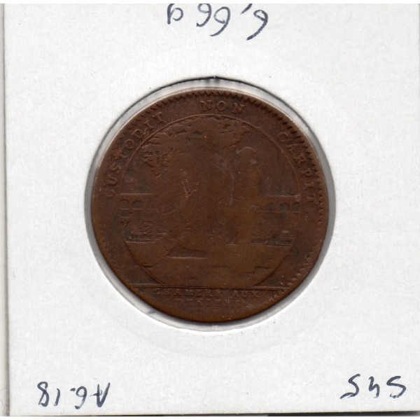 Jeton Louis XV, chambre aux deniers, 1748 B Feuardent 2521